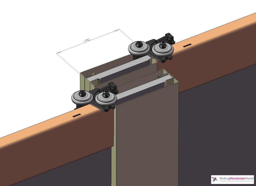 Shaker stile/frame overlap Shaker stile/frame overlap