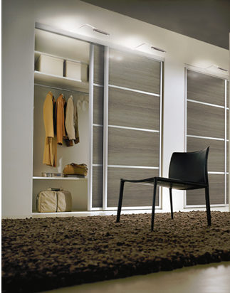 Maxima 4 Panel Doors – Aluminium Frame – Gris Panels