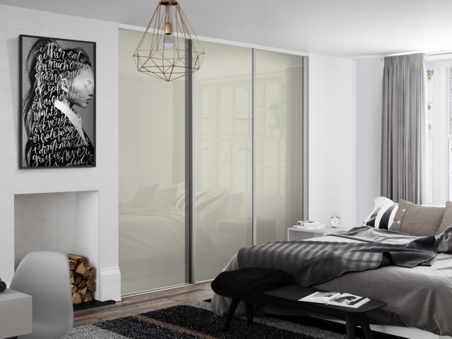 Heritage / Economy Soft White Sliding Wardrobe Doors