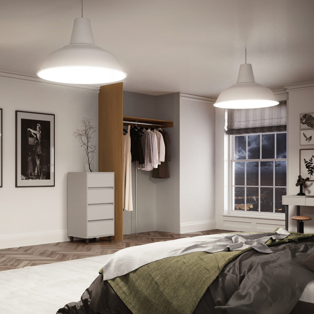 Shelf Hanger Bar_Natural Oak