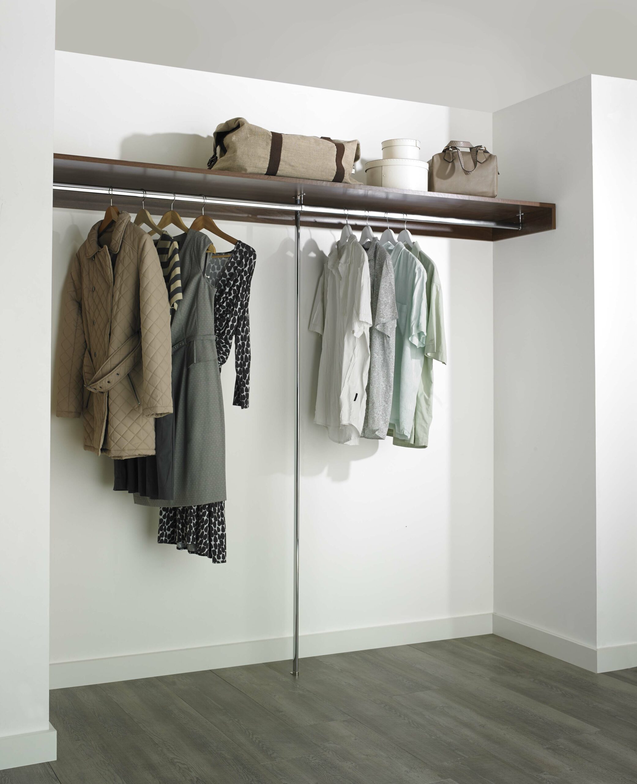 Premium Shelf and Hanging in Walnut Premium Shelf and Hanging in Walnut