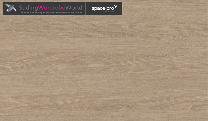 Sand Orleans Oak - Sliding Wardrobe World™ SpacePro™