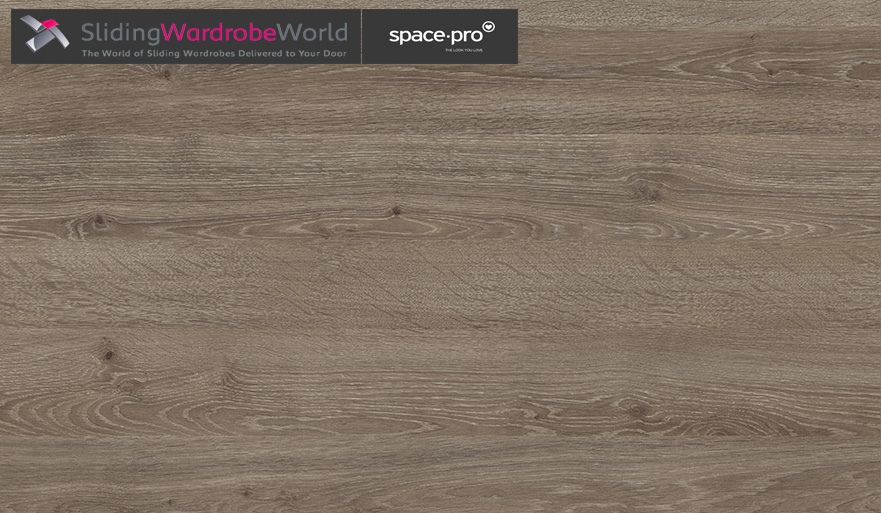 Truffle Brown Davos Oak H3133 ST12 - Sliding Wardrobe World™ SpacePro™