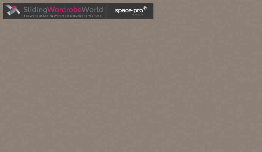 Stone Grey - Sliding Wardrobe World™ SpacePro™