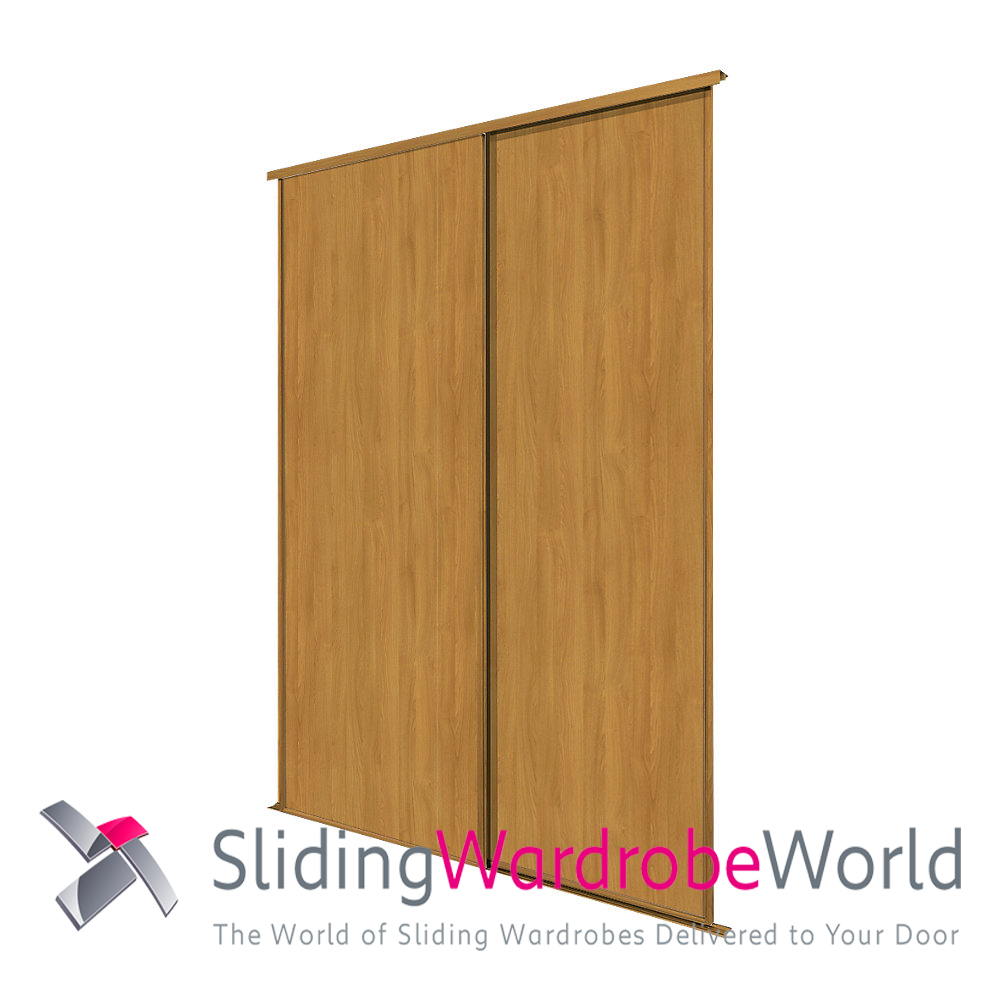 14484001.jpg 2 Oak Sliding Wardrobe Doors