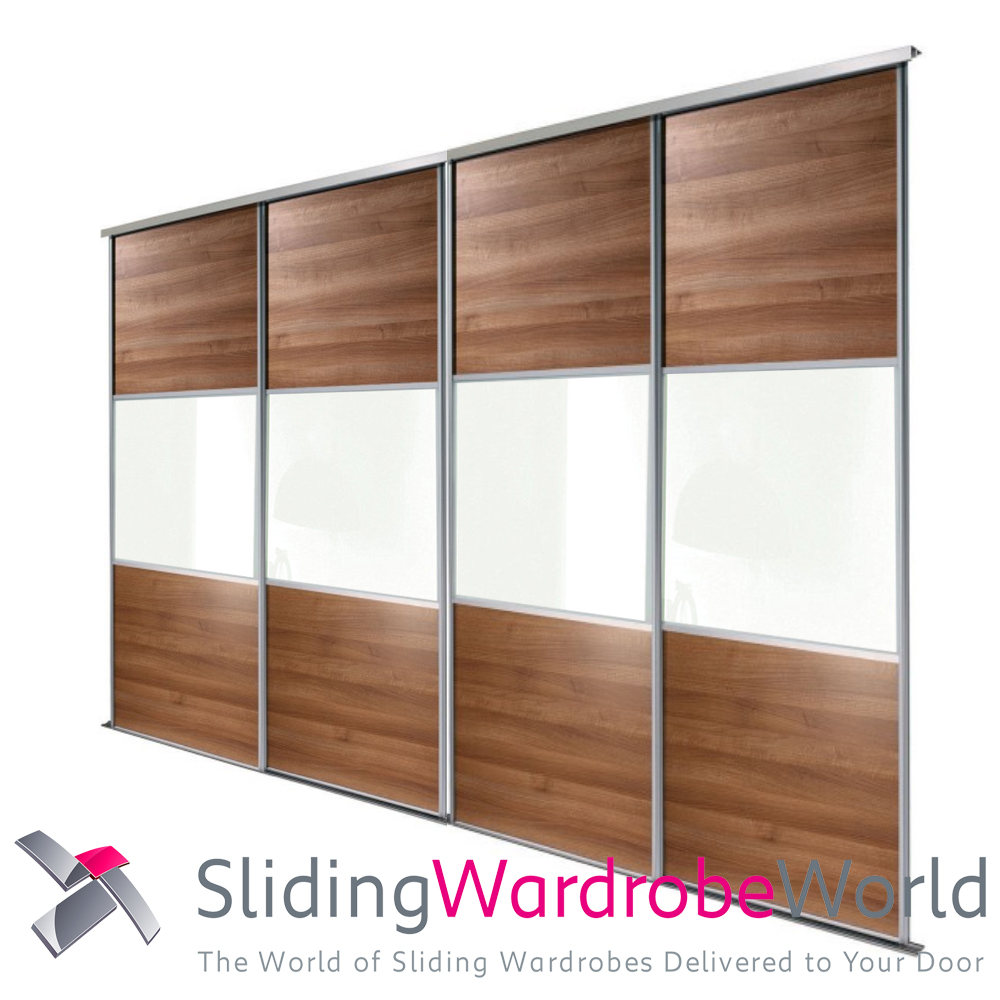 40187201.jpg 4 x Walnut Wideline Sliding Wardrobe Doors