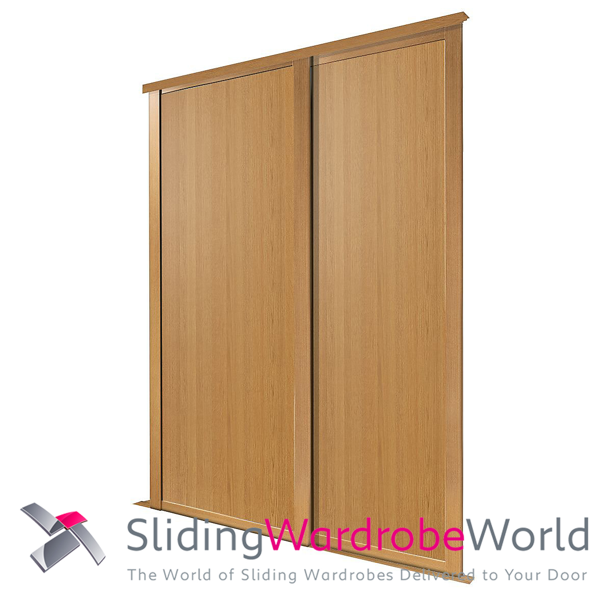 51122001.jpg 2 Shaker Oaks Doors (2 Panel)