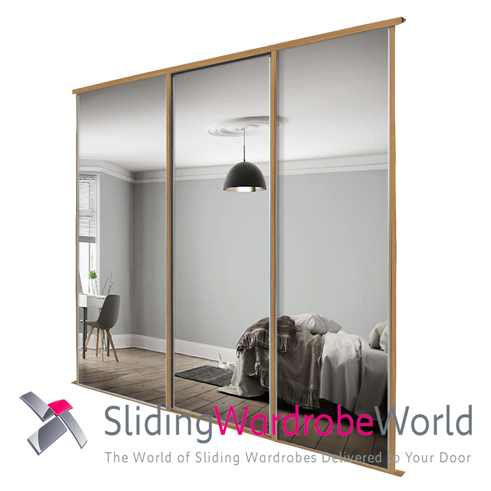 76880601.jpg 3 Mirror Sliding Wardrobe Doors