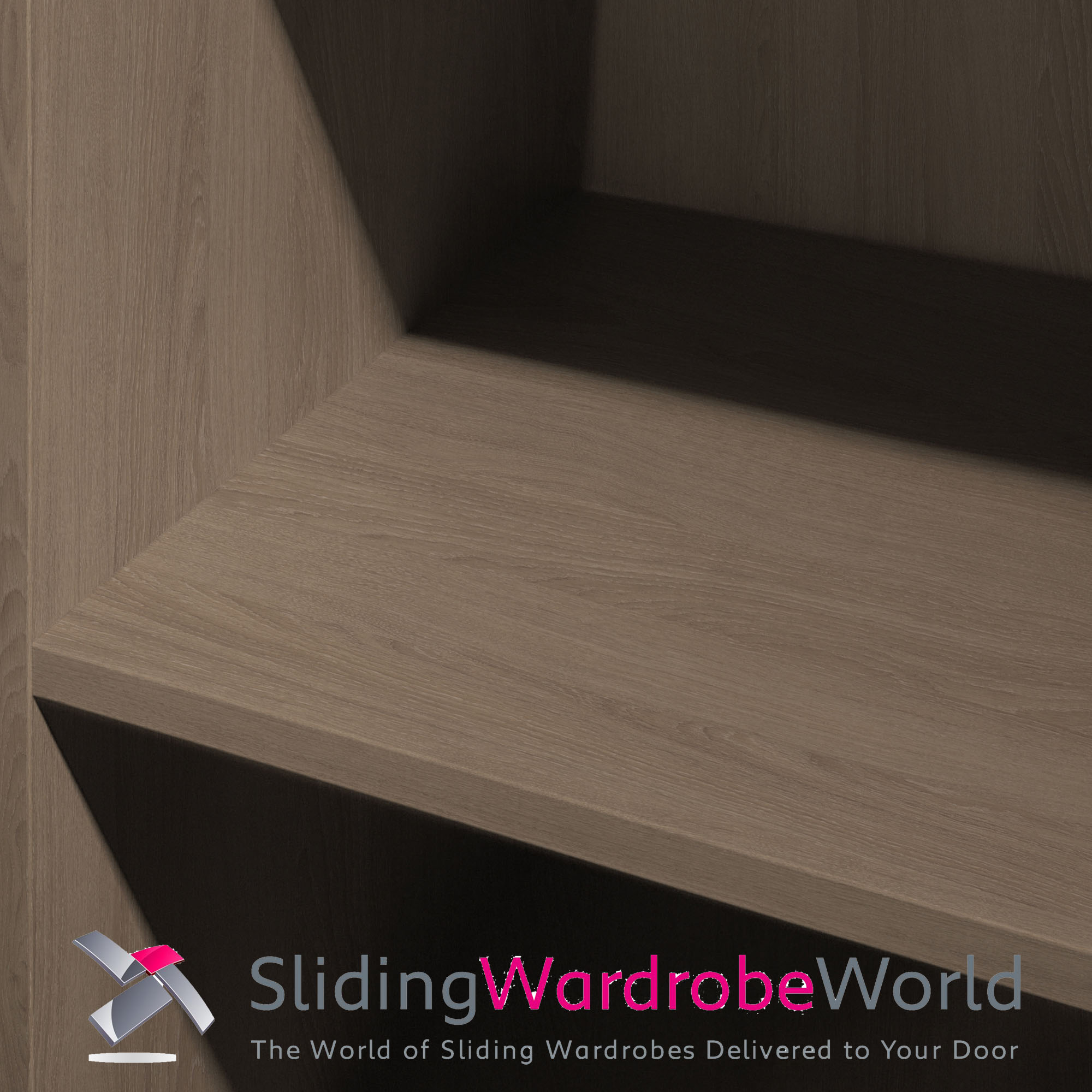 TWR-3DW450-AF_5-logo Sand Orleans Oak SpacePro Tower Detail