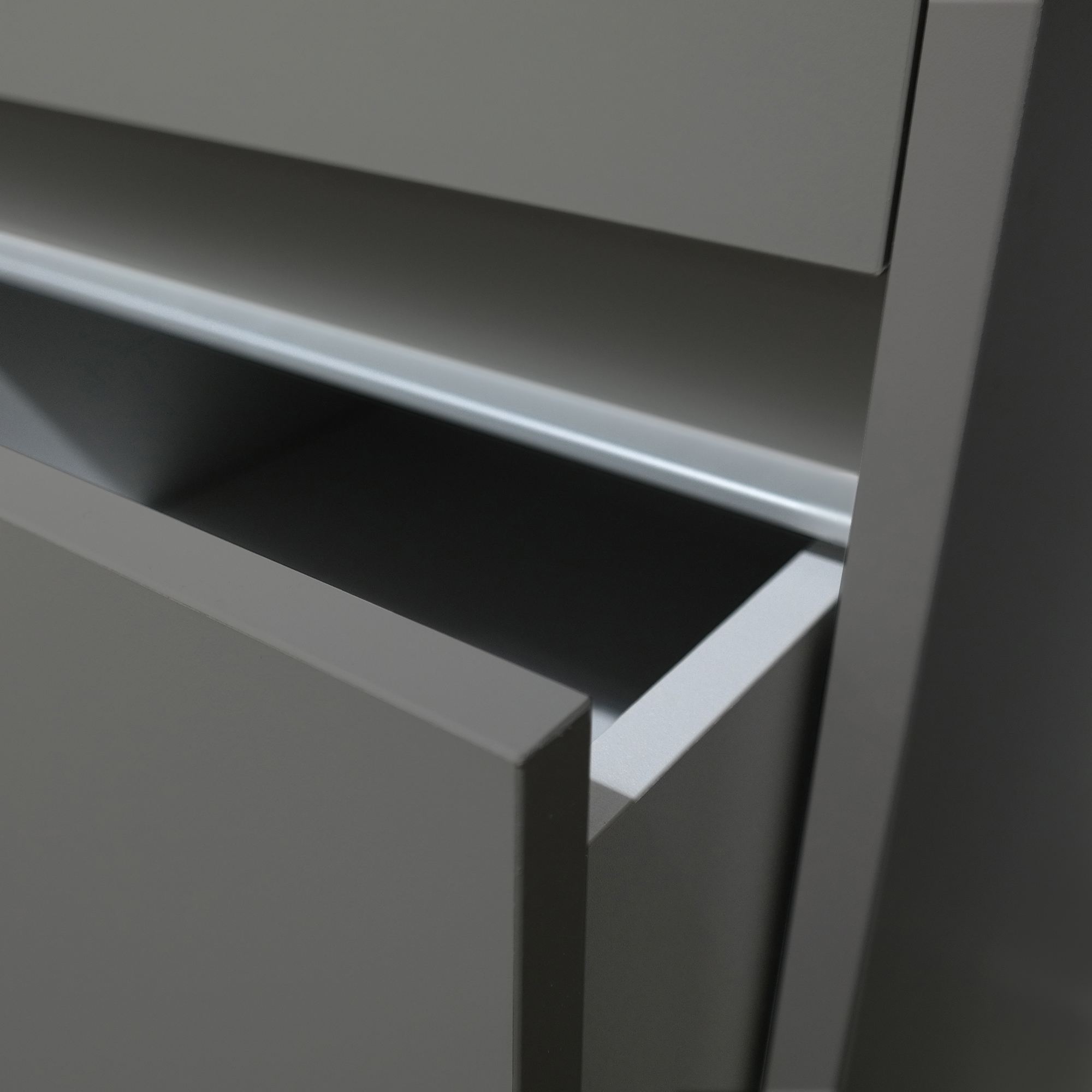 TWR-3DW450-S_4 Silver SpacePro 3 Drawer Unit Detail