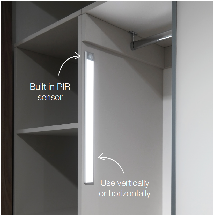 PIR Light used vertical