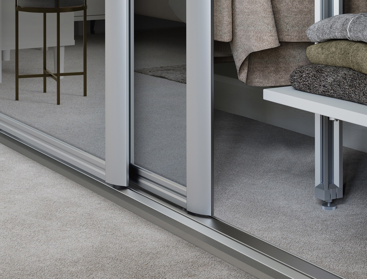 Ellipse_Frame Cameo Large Maxima Ellipse Sliding Wardrobe Doors