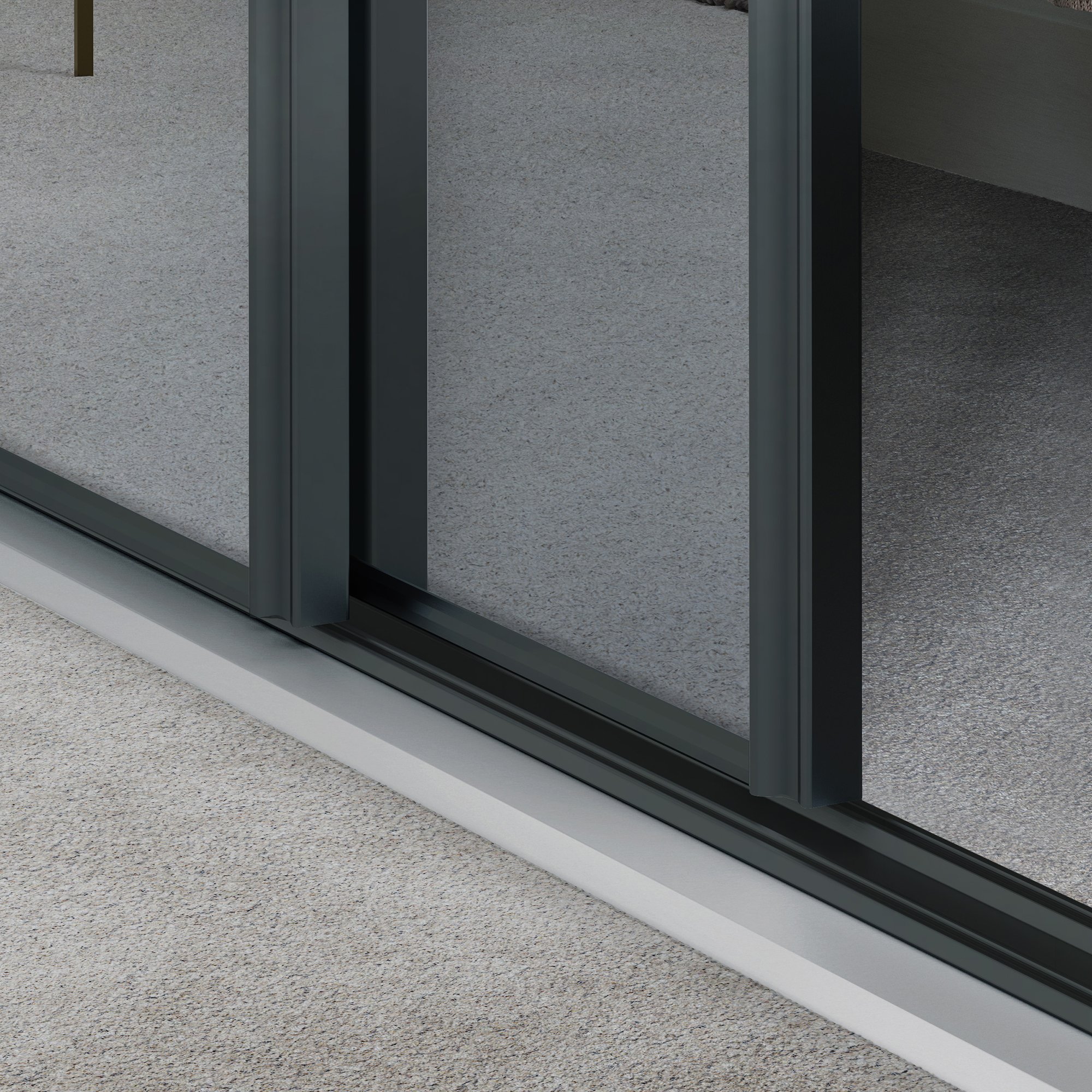 Heritage Graphite Frame detail