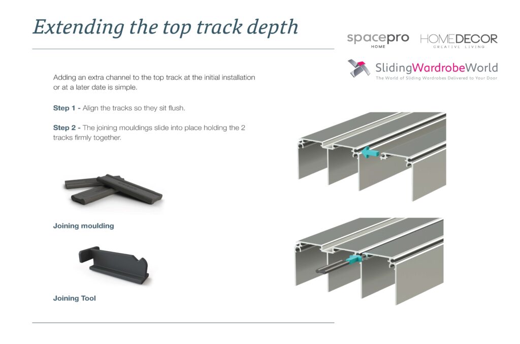 SpacePro Aluminium Universal Track_Page_4 SpacePro Triple Track System - Joining System