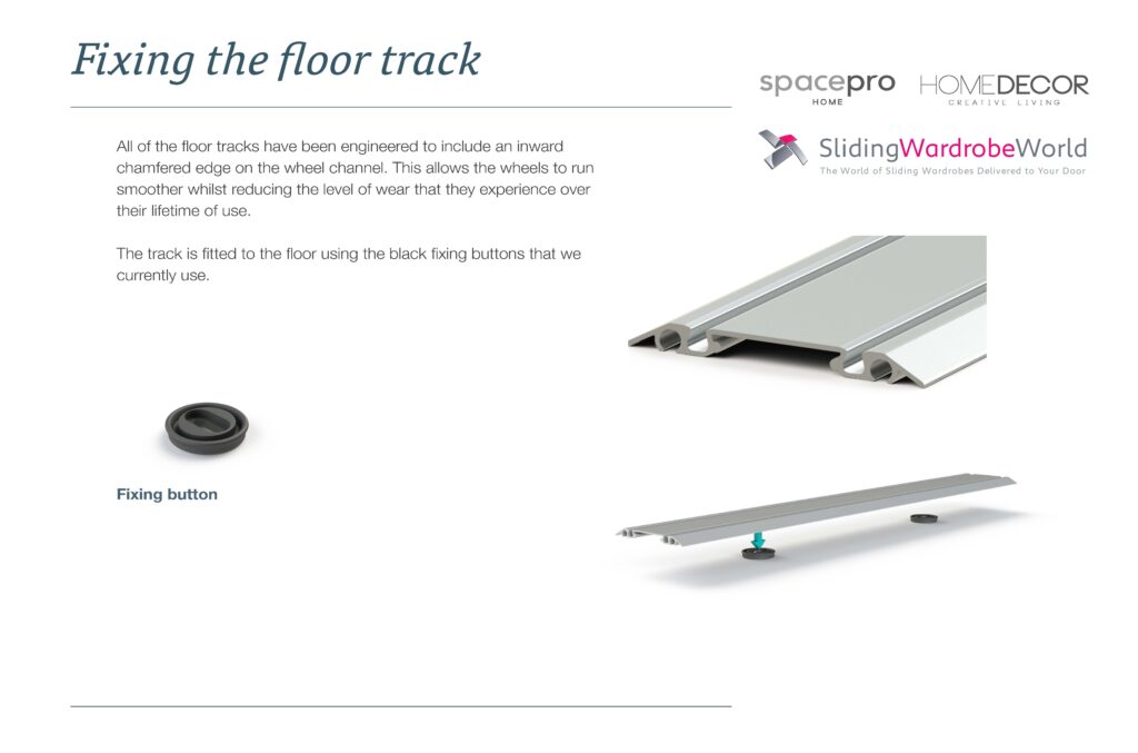 SpacePro Aluminium Universal Track_Page_5 SpacePro Track System - Floor Fixing System