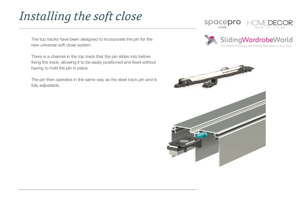 SpacePro Aluminium Universal Track_Page_6 SpacePro Aluminium Track System - Soft Close Insertion System