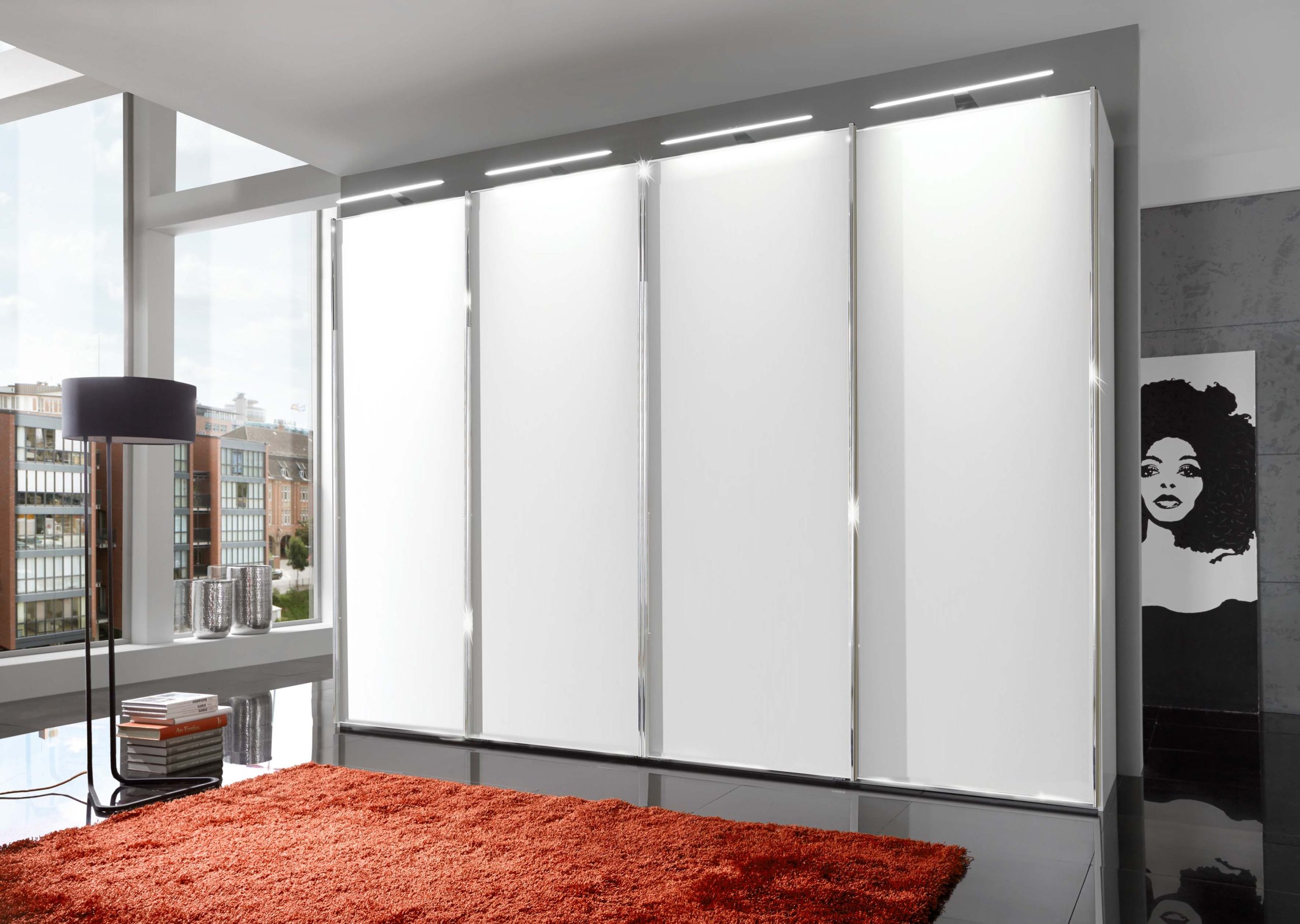 Westside to Miami 1 panel white Chrome