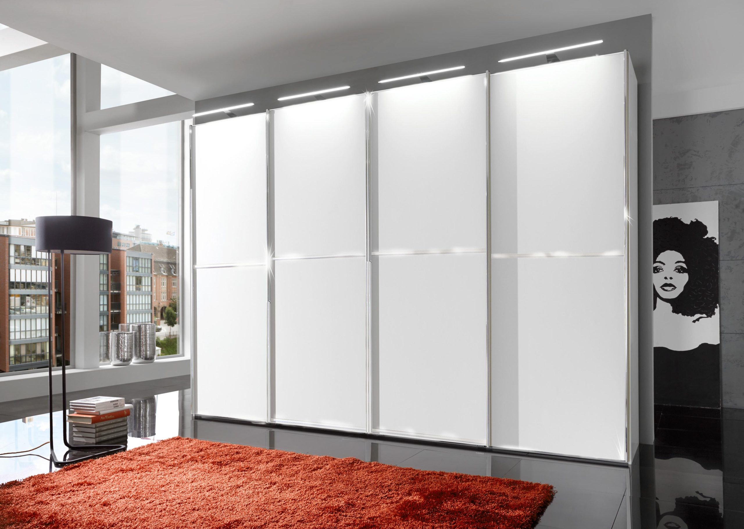 Westside to Miami 2 panel white Chrome