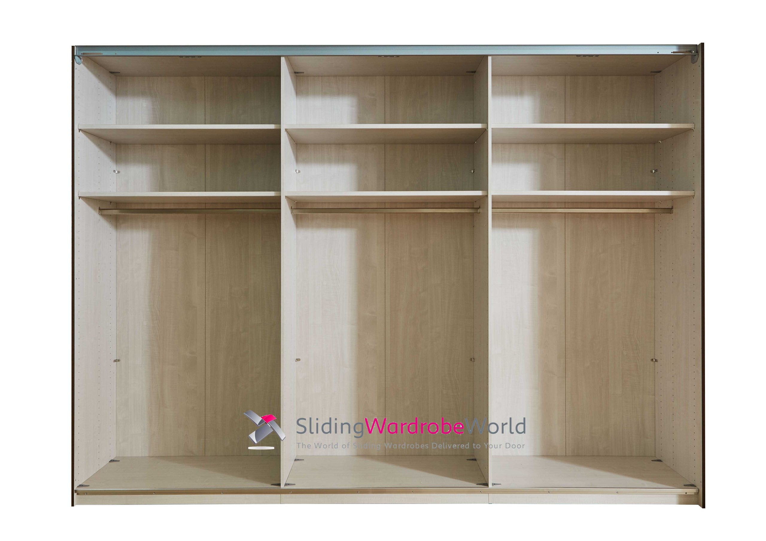 Wiemann Intertior Treeline 3 Doors Complete Sliding Wardrobe Interior 3 Doors